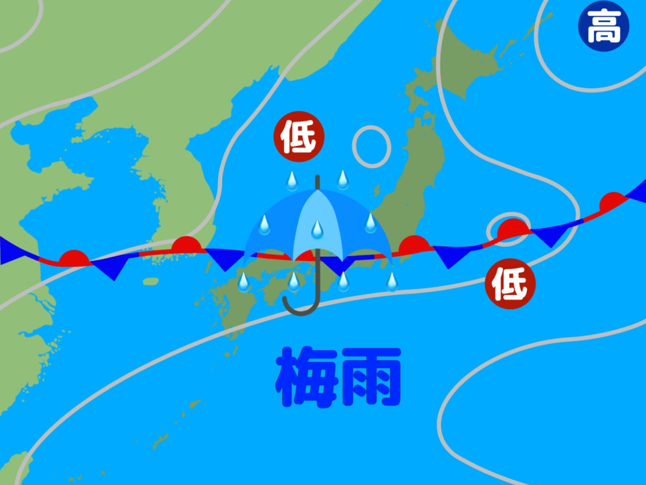 梅雨時期の体調不良の原因と対策